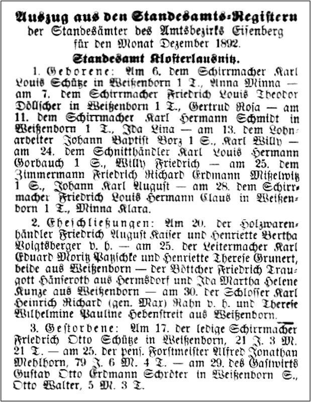 1893-01-07 Kl Standesamtsregister